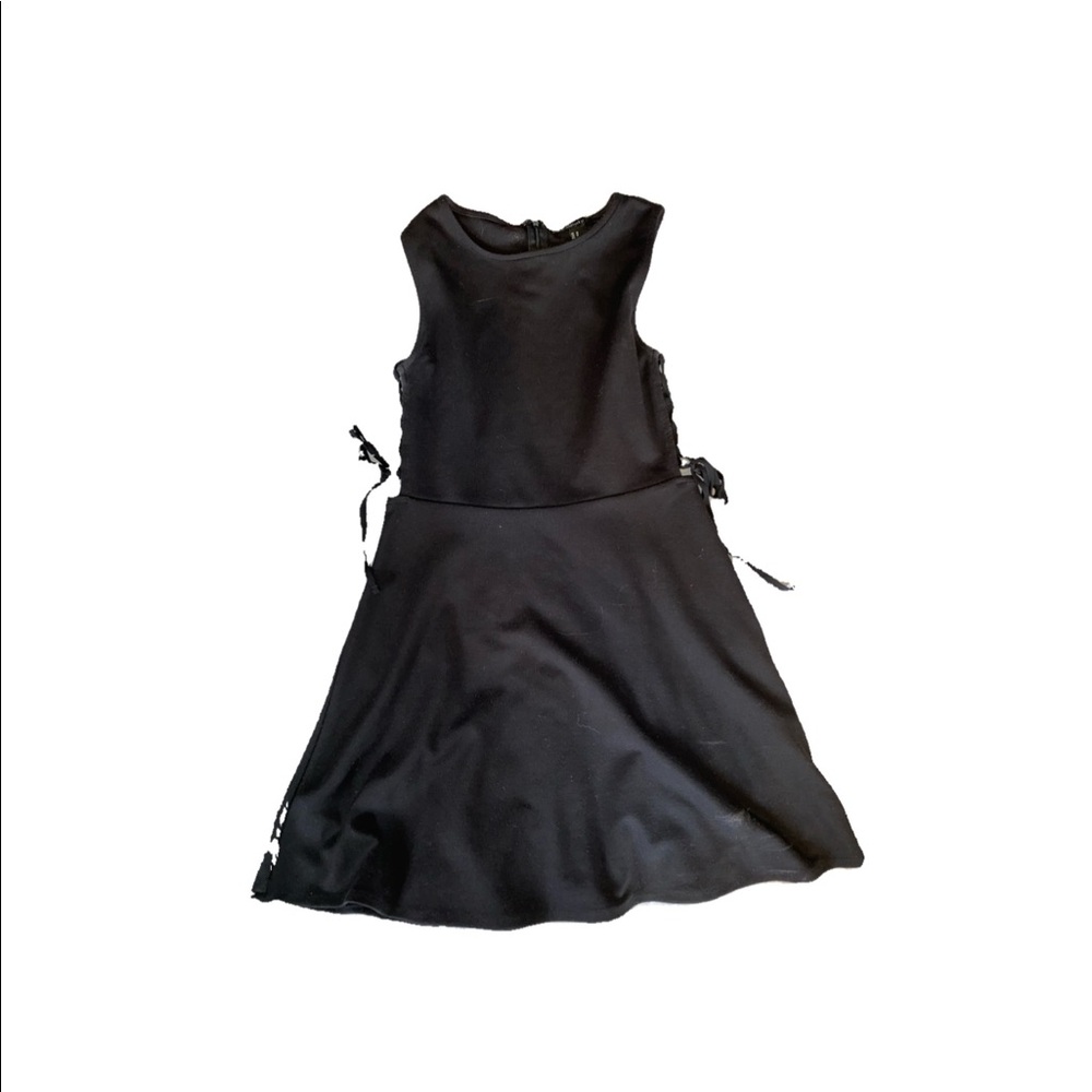 Black dress with cutouts